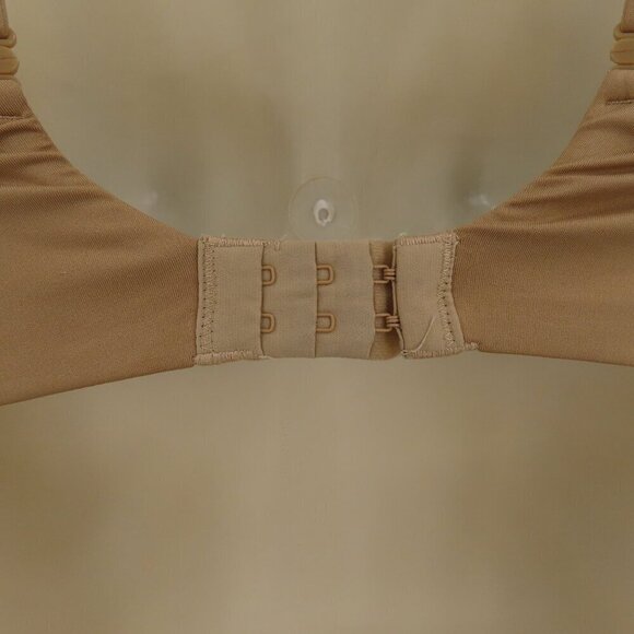 SO 32B Solid Beige Perfect Wirefree Bra Padded Wireless Convertible Straps Women - Picture 5 of 13